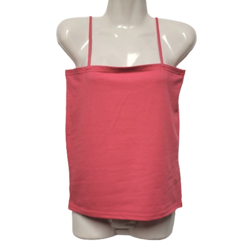 CORAL Pink Spaghetti Strap Camisole Tank Top - New Without Tags- One Size